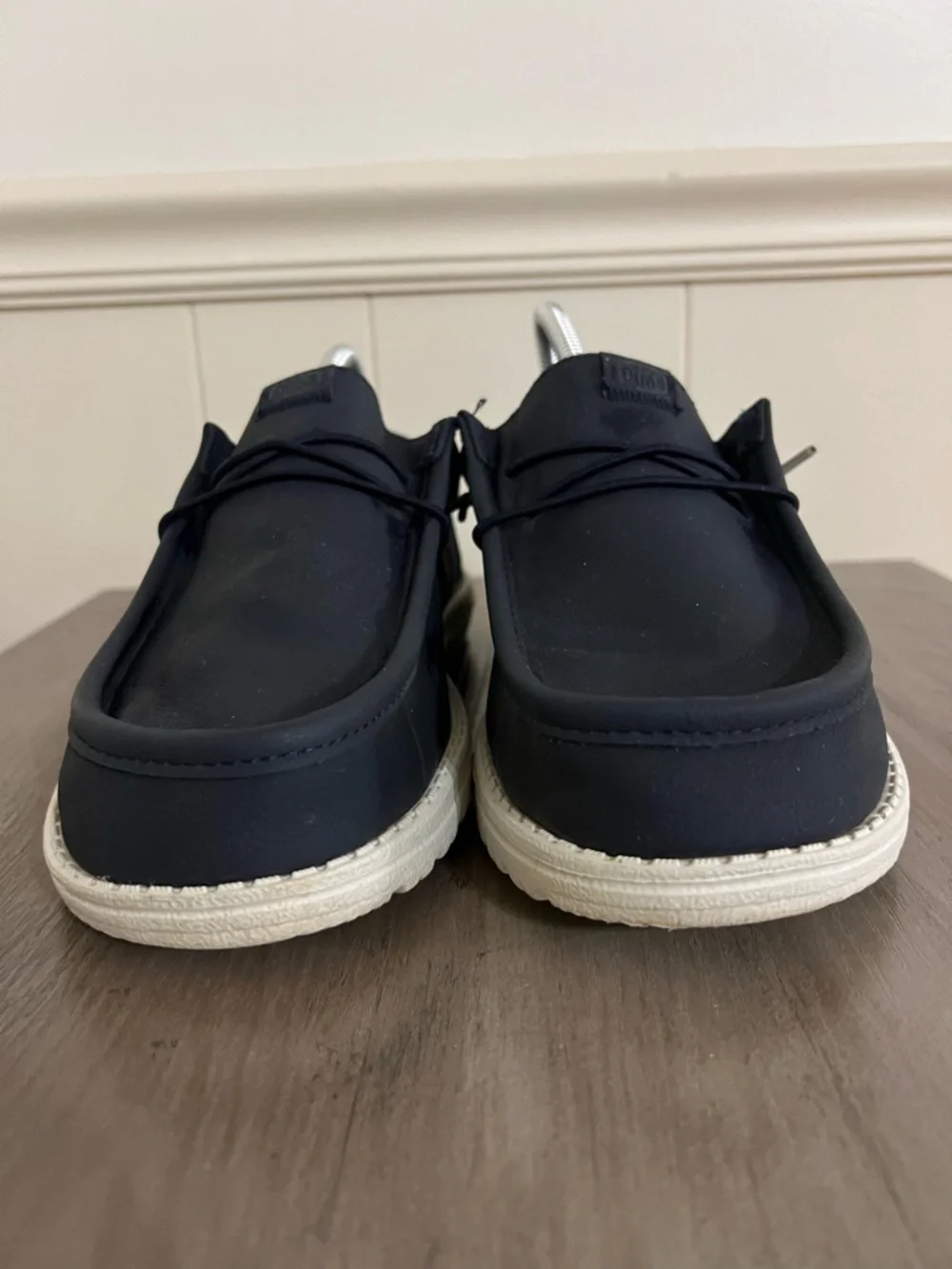 Hey Dude Men’s Navy Blue Wally Classic Slip On Shoes Size M9